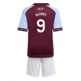 Aston Villa Harvey Elliott #9 Thuis tenue Kids 2025-26 Korte Mouw (+ Korte broeken)
